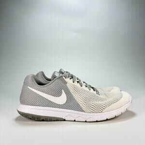 Nike Flex Experience RN 5 White Gray Running Shoes 844729-100 Women’s Size 10